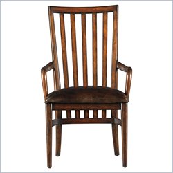 Stanley Furniture Modern Craftsman Farms Arm Chair in Saddle