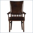 ADD TO YOUR SET: Stanley Furniture Modern Craftsman Morris School Arm Chair in Saddle