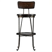 Stanley Furniture European Farmhouse Artisan's Barstool in Terrian