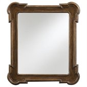 Stanley Furniture European Farmhouse Fluted Edge Mirror in Blond