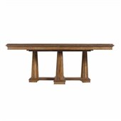 Stanley Furniture Archipelago Calypso Pedestal Table in Shoal