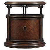 Stanley Furniture Costa Del Sol Volute Capstan Accent Table in Cordova