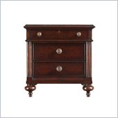 Stanley Furniture British Colonial Night Stand in Dark Shell