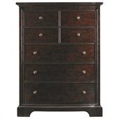 Stanley Furniture Transitional Drawer Chest Polished in Sable
