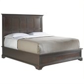 Stanley Furniture Transitional Panel Bed Polished in Sable