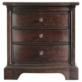 Stanley Furniture Transitional Night Stand Polished in Sable