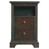 Stanley Furniture Transitional Telephone Table Polished in Sable