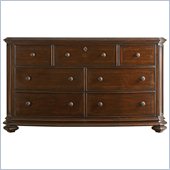 Stanley Furniture Continental Triple Dresser in Barrel