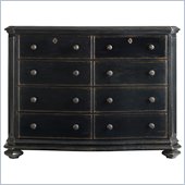 Stanley Furniture Continental Double Dresser in Ebony