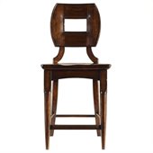 Stanley Furniture Artisan Wood Counter Stool in Barrel