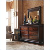 Stanley Furniture Louis Philippe Dresser & Mirror in Orleans