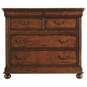 Stanley Furniture Louis Philippe Media Chest in Burnished Honey