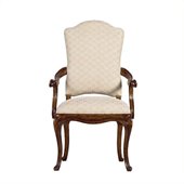 Stanley Furniture Arrondissement Volute Arm Chair in Heirloom Cherry