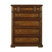 Stanley Furniture Arrondissement Grand Rue 5 Drawer Chest in Heirloom Cherry
