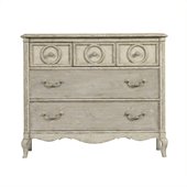 Stanley Furniture Arrondissement Rond Media Stand in Vintage Neutral
