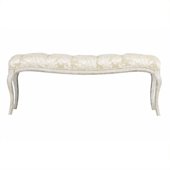 Stanley Furniture Arrondissement Chaise Banquette Bench in Vintage Neutral