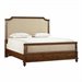 Stanley Arrondissement Queen Upholstered Bed in Sunlight Anigre
