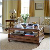 Stanley Furniture Arrondissement Vivant 2 Piece Cocktail Table Set in Heirloom Cherry