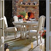 Stanley Furniture Arrondissement Tour Marais 5 Piece Dining Set in Vintage Neutral