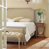 Stanley Furniture Arrondissement Palais Upholstered Bed 3 Piece Bedroom Set in Vintage Neutral