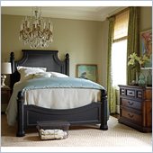 Stanley Furniture Arrondissement Reverie 3 Piece Bedroom Set in Rustic Charcoal and Heirloom Cherry
