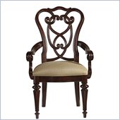 Stanley Furniture City Club Racket Club Scroll Arm Chair in Blair