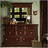 Stanley Furniture City Club Triple Dresser and Mirror Set in Blair