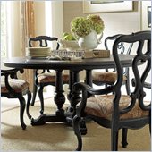 Stanley Furniture Portfolio Rustica Dining 64 Round Table in Raven