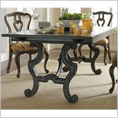 Stanley Furniture Portfolio Rustica Dining Harvest Table in Raven