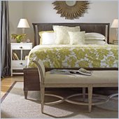 Stanley Furniture Coastal Living Resort Sunrise Sanctuary Sleigh Bed 4 Piece Bedroom Set in Channel Marker