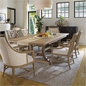 Stanley Furniture Coastal Living Resort Shelter Bay 7 Piece Dining Set in Weathered Pier