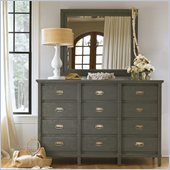 Stanley Furniture Coastal Living Resort Havens Harbor Triple Dresser and Mirror Set in Dolphin