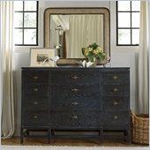 Stanley Furniture Coastal Living Resort Tranquility Isle Triple Dresser and Mirror Set in Stormy Night