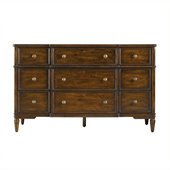 Stanley Furniture Classic Portfolio Vintage Dresser in Heirloom Cherry