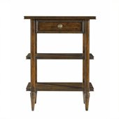 Stanley Furniture Classic Portfolio Vintage Telephone Table in Heirloom Cherry