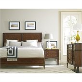 Stanley Furniture Classic Portfolio Vintage Wood Bed 3 Piece Bedroom Set in Heirloom Cherry