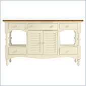 Stanley Furniture Coastal Living Cottage Buffet with Boardwalk Top in Shell