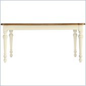 Stanley Furniture Coastal Living Cottage Rectangular Leg Table with Boardwalk Top in Shell