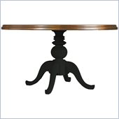Stanley Furniture Coastal Living Cottage 54 Round Pedestal Table with Boardwalk Top in Deepwater