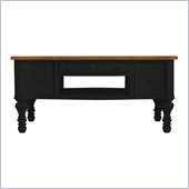 Stanley Furniture Coastal Living Cottage Storage Cocktail with Boardwalk Top in Deepwater