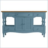Stanley Furniture Coastal Living Cottage Buffet with Boardwalk Top in Wave