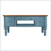 Stanley Furniture Coastal Living Cottage Storage Cocktail with Boardwalk Top in Wave