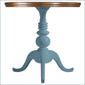 Stanley Furniture Coastal Living Cottage Beachcomber Pedestal Table with Boardwalk Top in Wave