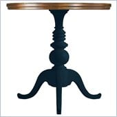 Stanley Furniture Coastal Living Cottage Beachcomber Pedestal Table with Boardwalk Top in Navy