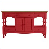 Stanley Furniture Coastal Living Cottage Buffet with Boardwalk Top in Beach Cruiser