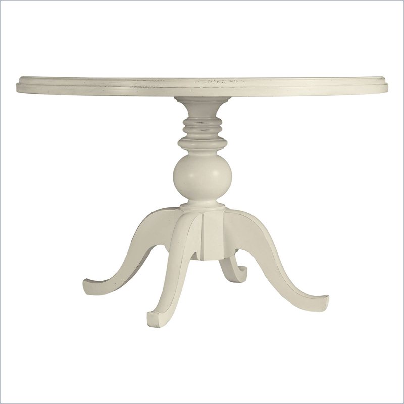 Stanley Furniture Coastal Living Cottage 48 Round Pedestal Table in Sand Dollar