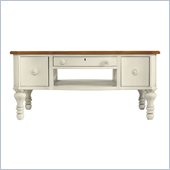 Stanley Furniture Coastal Living Cottage Storage Cocktail with Boardwalk Top in Sand Dollar