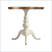 Stanley Furniture Coastal Living Cottage Beachcomber Pedestal Table with Boardwalk Top in Sand Dollar