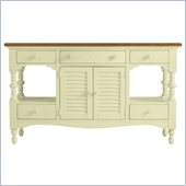 Stanley Furniture Coastal Living Cottage Buffet with Boardwalk Top in Sea Grass
