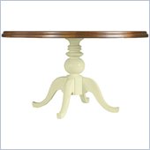 Stanley Furniture Coastal Living Cottage 54 Round Pedestal Table with Boardwalk Top in Sea Grass